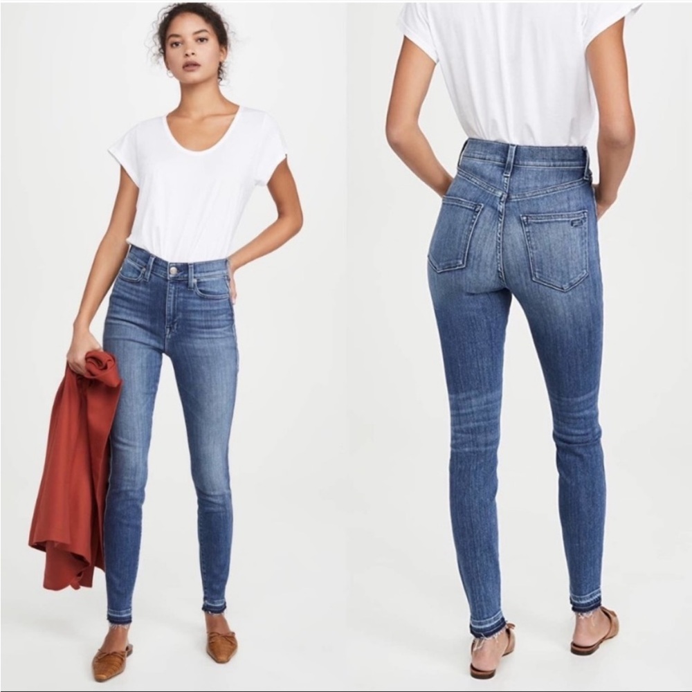 AYR The Riser Skinny Jean in Neon Jupiter Raw Hem 26